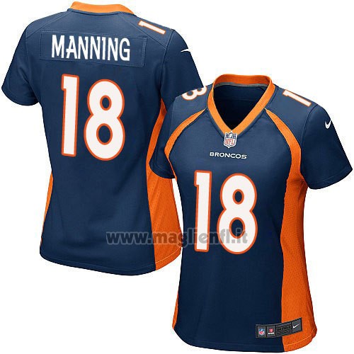 Maglia NFL Game Donna Denver Broncos Manning Arancione